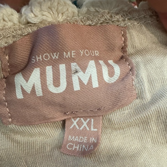 Show Me Your Mumu happy halter Crochet Mini Dress Size XXL - Picture 4 of 9